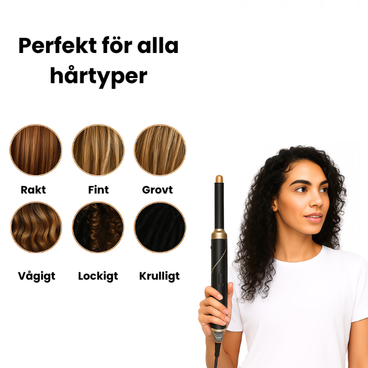 Multistyler 6-i-1 Airwrap – elegant design med skandinavisk känsla