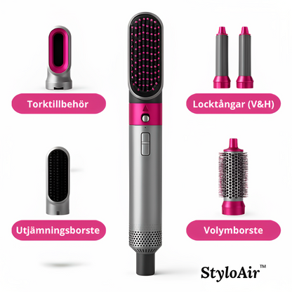 Multistyler tillbehör – dyson airwrap-liknande borsthuvuden