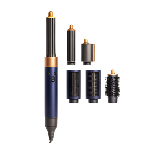 StyloAir Pro multistyler i blått med sex utbytbara tillbehör för alla stylingbehov.
